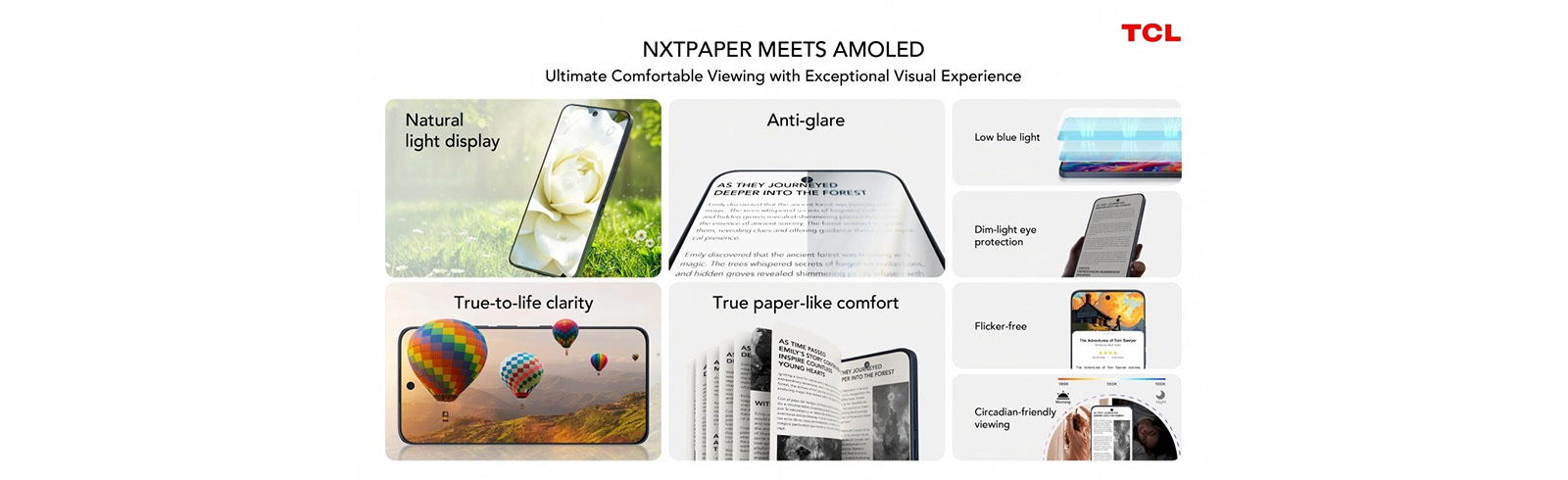 TCL's next-get NXTPAPER tech is unveiled at MWC 2026